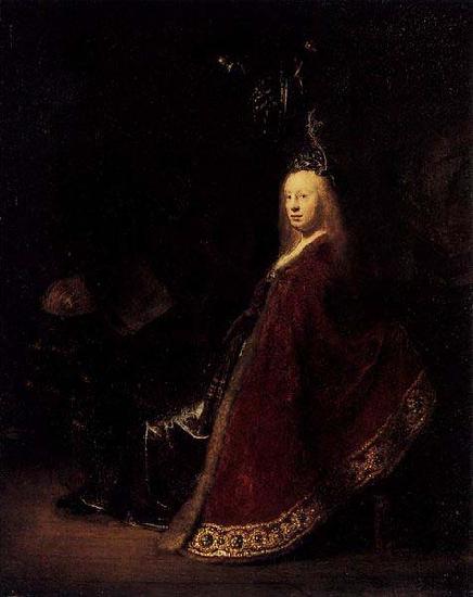 Rembrandt van rijn Minerva oil painting image